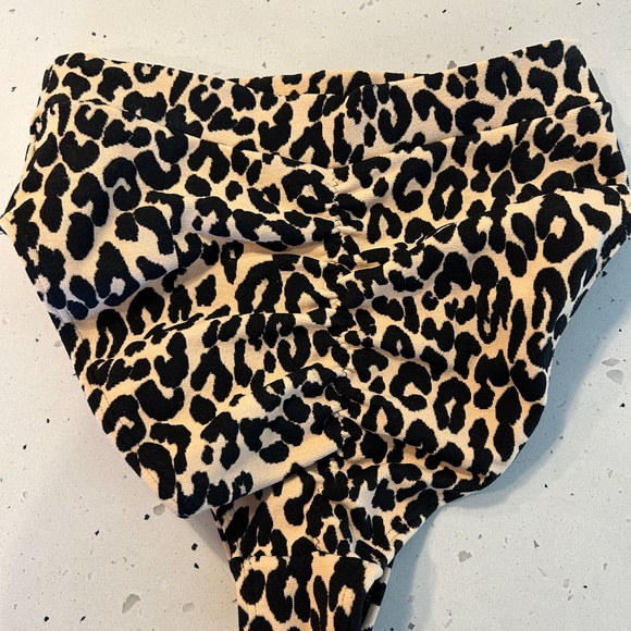 Montce Swim Leopard Balconette Top + High Waisted Bottom - Picture 6 of 8